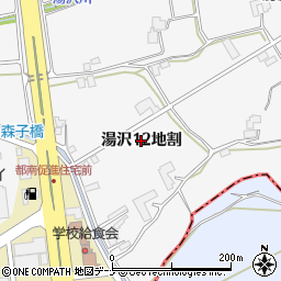 岩手県盛岡市湯沢（１２地割）周辺の地図