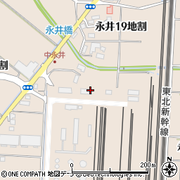 三八五通運株式会社　盛岡貨物ターミナル支店コンテナ引越センター周辺の地図