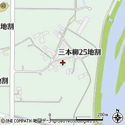 岩手県盛岡市三本柳（２５地割）周辺の地図