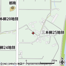 岩手県盛岡市三本柳（２４地割）周辺の地図