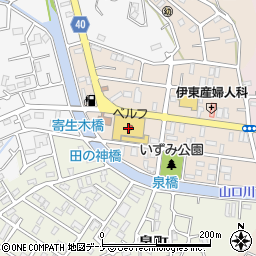 ベルフ西町周辺の地図