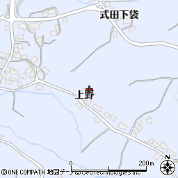 秋田県秋田市河辺和田上野6周辺の地図