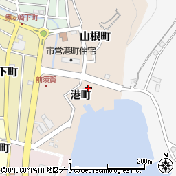 岩手県宮古市港町周辺の地図