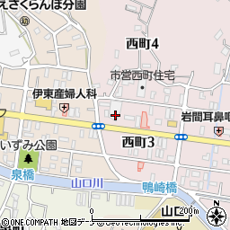 日本キリスト教団　宮古教会周辺の地図