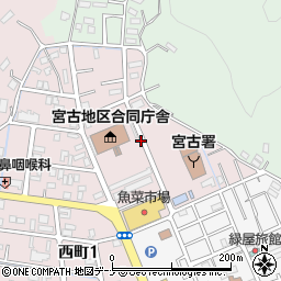 〒027-0072 岩手県宮古市五月町の地図