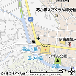 宮古田の神郵便局周辺の地図