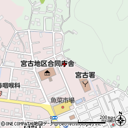 防災会館周辺の地図