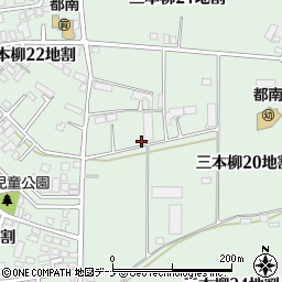 岩手県盛岡市三本柳２１地割5-1周辺の地図