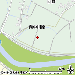 秋田県秋田市四ツ小屋末戸松本向中川原周辺の地図