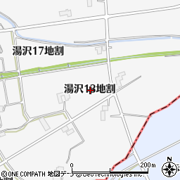 岩手県盛岡市湯沢１３地割周辺の地図