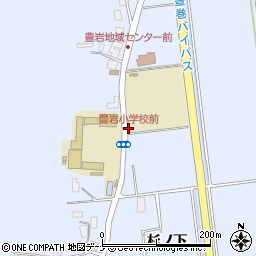 豊岩小学校前周辺の地図