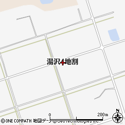 岩手県盛岡市湯沢４地割周辺の地図