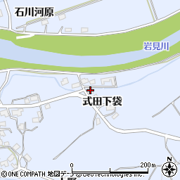 秋田県秋田市河辺和田式田下袋33-1周辺の地図