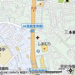 ファミリーマート盛岡三本柳店周辺の地図