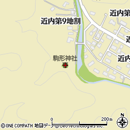 駒形神社周辺の地図