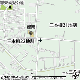 岩手県盛岡市三本柳２１地割11周辺の地図