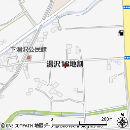 岩手県盛岡市湯沢１８地割周辺の地図