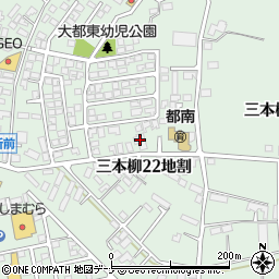 岩手県盛岡市三本柳２２地割周辺の地図