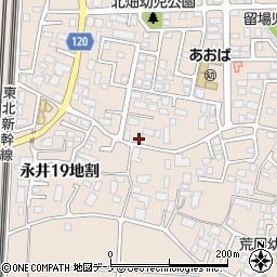 岩手県盛岡市永井２０地割48周辺の地図