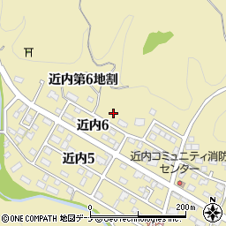 岩手県宮古市近内周辺の地図