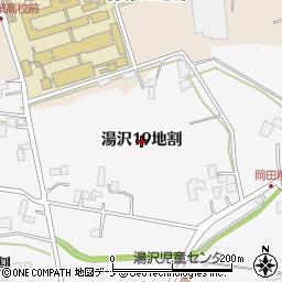 岩手県盛岡市湯沢（１９地割）周辺の地図
