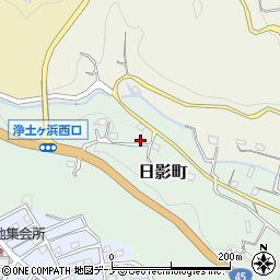 岩手県宮古市日影町周辺の地図