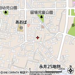 岩手県盛岡市永井２０地割42-8周辺の地図