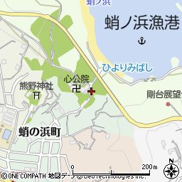 浄土ケ浜線周辺の地図