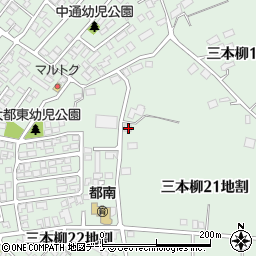 岩手県盛岡市三本柳２１地割33-6周辺の地図