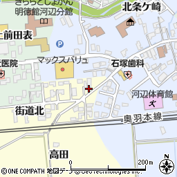 秋田三京周辺の地図