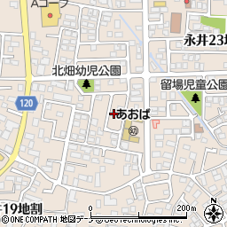 岩手県盛岡市永井２０地割17-110周辺の地図