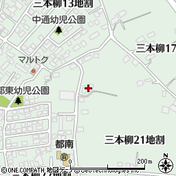 岩手県盛岡市三本柳２１地割33周辺の地図