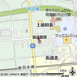 前田入口周辺の地図