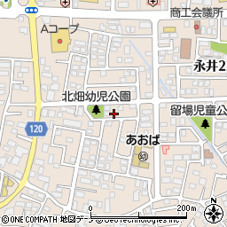 岩手県盛岡市永井２０地割17-72周辺の地図