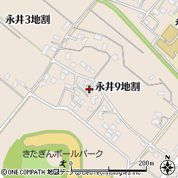 岩手県盛岡市永井９地割周辺の地図