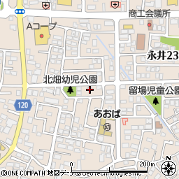 岩手県盛岡市永井２０地割17-68周辺の地図