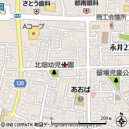 岩手県盛岡市永井２０地割17-54周辺の地図