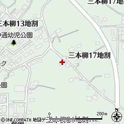 岩手県盛岡市三本柳２１地割37周辺の地図