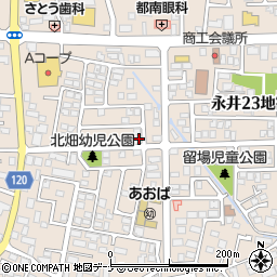 岩手県盛岡市永井２０地割17-57周辺の地図