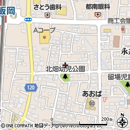 岩手県盛岡市永井２０地割17-43周辺の地図