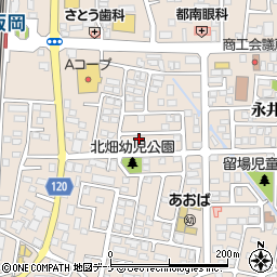 岩手県盛岡市永井２０地割周辺の地図