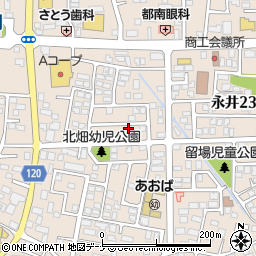 岩手県盛岡市永井２０地割17-47周辺の地図