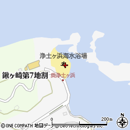 浄土ヶ浜周辺の地図