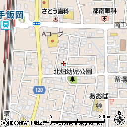 岩手県盛岡市永井２０地割7-21周辺の地図