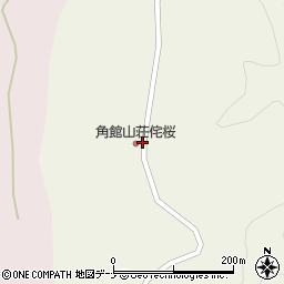 秋田県仙北市西木町門屋笹山周辺の地図
