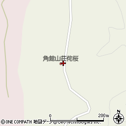 秋田県仙北市西木町門屋（笹山）周辺の地図