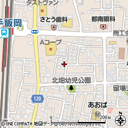 岩手県盛岡市永井２０地割17-29周辺の地図