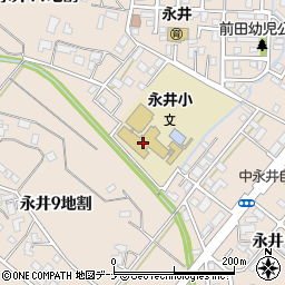 盛岡市立永井小学校周辺の地図