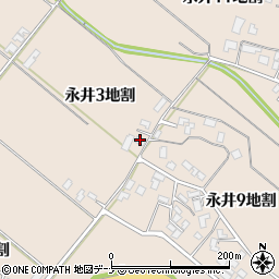 岩手県盛岡市永井３地割周辺の地図