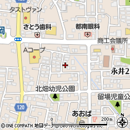 岩手県盛岡市永井２０地割17-11周辺の地図